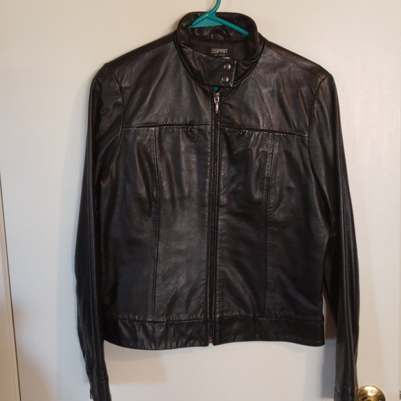 Esprit Jackets & Blazers - Esprit black leather jacket